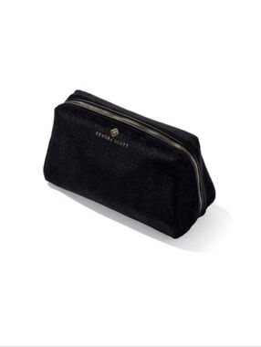 New!Kendra Scott Large Filigree Embossed Cosmetic Pouch/Case Cottagecore Y2K